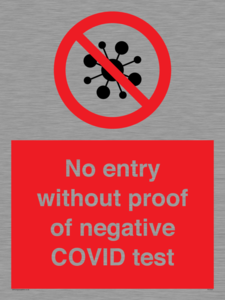 PA7047: No entry without proof of negative COVID test