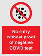 PA7047: No entry without proof of negative COVID test