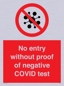 PA7047: No entry without proof of negative COVID test