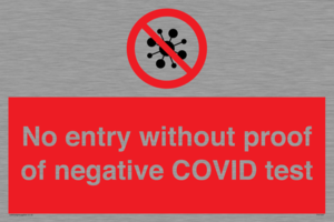 PA7047: No entry without proof of negative COVID test