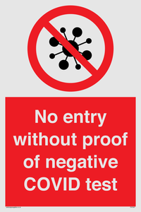 PA7047: No entry without proof of negative COVID test