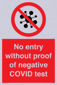 PA7047: No entry without proof of negative COVID test