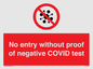 PA7047: No entry without proof of negative COVID test