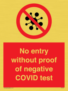 PA7047: No entry without proof of negative COVID test