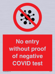 PA7047: No entry without proof of negative COVID test