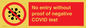 PA7047: No entry without proof of negative COVID test