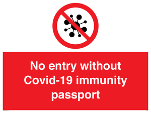 PA7050: No entry without Covid-19 immunity passport