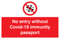 PA7050: No entry without Covid-19 immunity passport