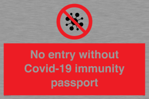 PA7050: No entry without Covid-19 immunity passport