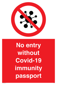 PA7050: No entry without Covid-19 immunity passport