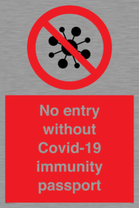 PA7050: No entry without Covid-19 immunity passport