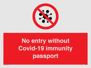 PA7050: No entry without Covid-19 immunity passport