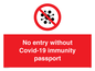 PA7050: No entry without Covid-19 immunity passport