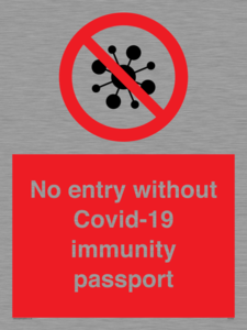 PA7050: No entry without Covid-19 immunity passport