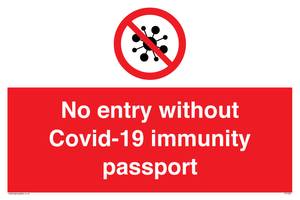 PA7050: No entry without Covid-19 immunity passport