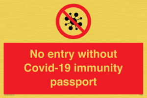 PA7050: No entry without Covid-19 immunity passport