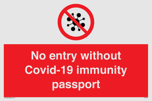 PA7050: No entry without Covid-19 immunity passport