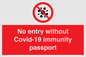 PA7050: No entry without Covid-19 immunity passport