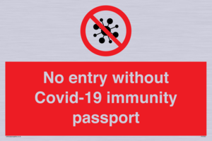 PA7050: No entry without Covid-19 immunity passport