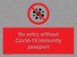 PA7050: No entry without Covid-19 immunity passport