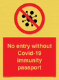 PA7050: No entry without Covid-19 immunity passport