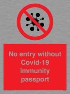 PA7050: No entry without Covid-19 immunity passport