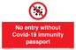 PA7050: No entry without Covid-19 immunity passport