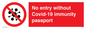 PA7050: No entry without Covid-19 immunity passport