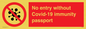 PA7050: No entry without Covid-19 immunity passport