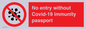 PA7050: No entry without Covid-19 immunity passport