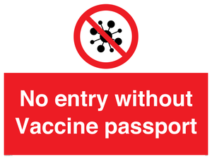 PA7051: No entry without Vaccine passport