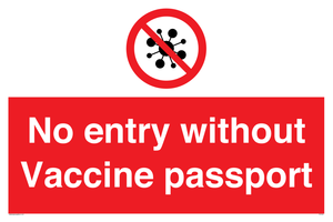 PA7051: No entry without Vaccine passport