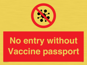 PA7051: No entry without Vaccine passport
