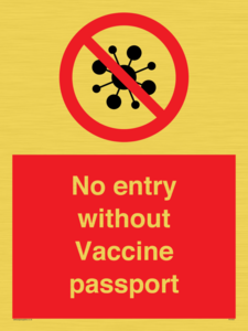 PA7051: No entry without Vaccine passport