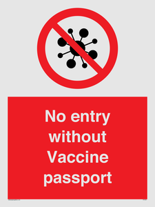 PA7051: No entry without Vaccine passport