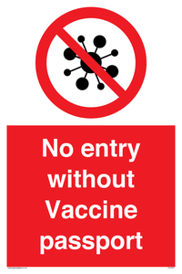 PA7051: No entry without Vaccine passport