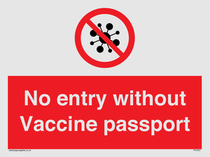 PA7051: No entry without Vaccine passport