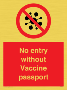 PA7051: No entry without Vaccine passport