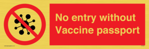 PA7051: No entry without Vaccine passport