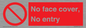 PA7063: No face cover, No entry
