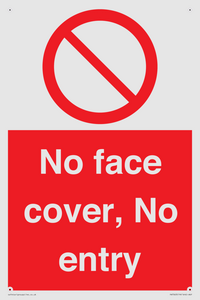 PA7063: No face cover, No entry