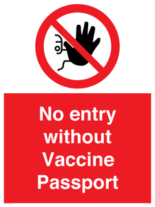 PA7261: No entry without Vaccine Passport