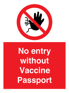 PA7261: No entry without Vaccine Passport