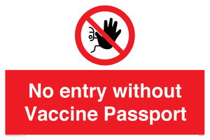 PA7261: No entry without Vaccine Passport
