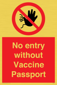 PA7261: No entry without Vaccine Passport