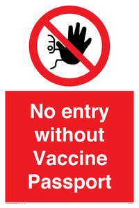 PA7261: No entry without Vaccine Passport