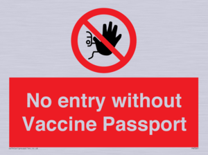 PA7261: No entry without Vaccine Passport