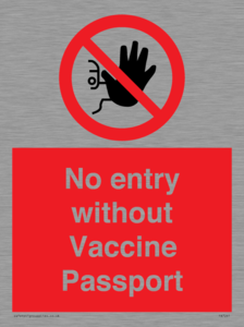 PA7261: No entry without Vaccine Passport