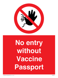 PA7261: No entry without Vaccine Passport
