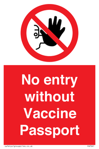 PA7261: No entry without Vaccine Passport